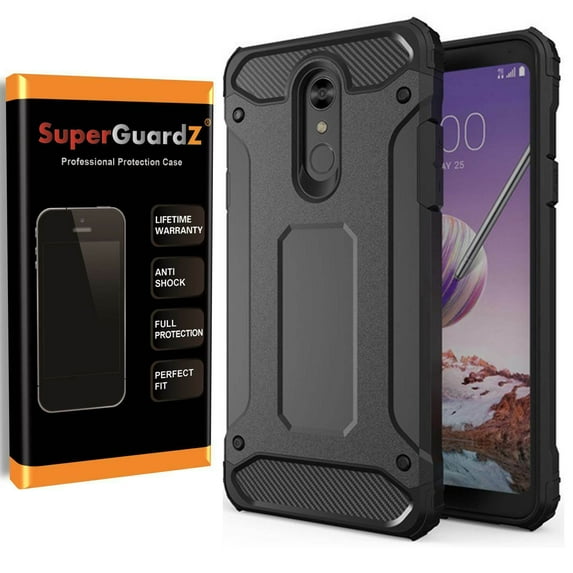 Case For LG Stylo 4+ Plus - SuperGuardZ Heavy-Duty Shockproof Protective Armor + 2 Stylus Pen