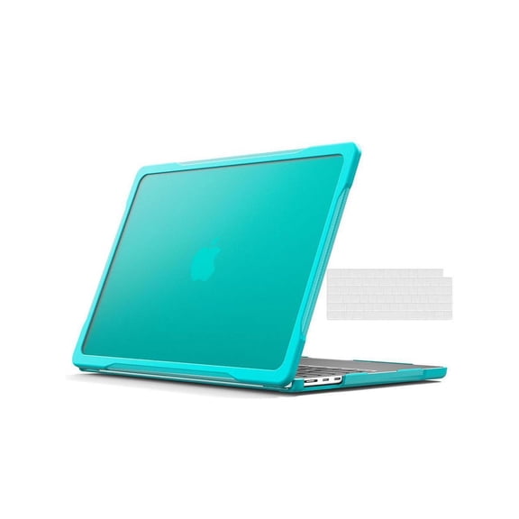 Case For MacBook Air 13.6 inch 2022 2023 2024 A3113 M3 A2681 M2, Rugged Hard Shell Shockproof Cover with Keyboard Skin