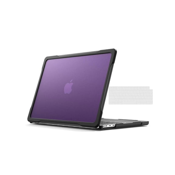 Case For MacBook Air 13.6 inch 2022 2023 2024 A3113 M3 A2681 M2, Rugged Hard Shell Shockproof Cover with Keyboard Skin