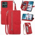Case For Motorola Edge 2025 Business Flip Zipper Style Wallet Multi
