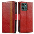 Case For Motorola Edge 2024 Business Multicard Slot Splicing Wallet