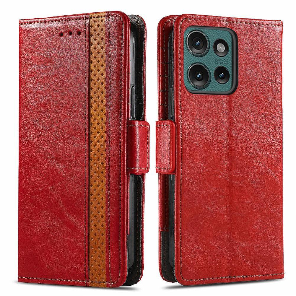 Case For Motorola Edge 2024 Multicolor Multicard Slot Splicing