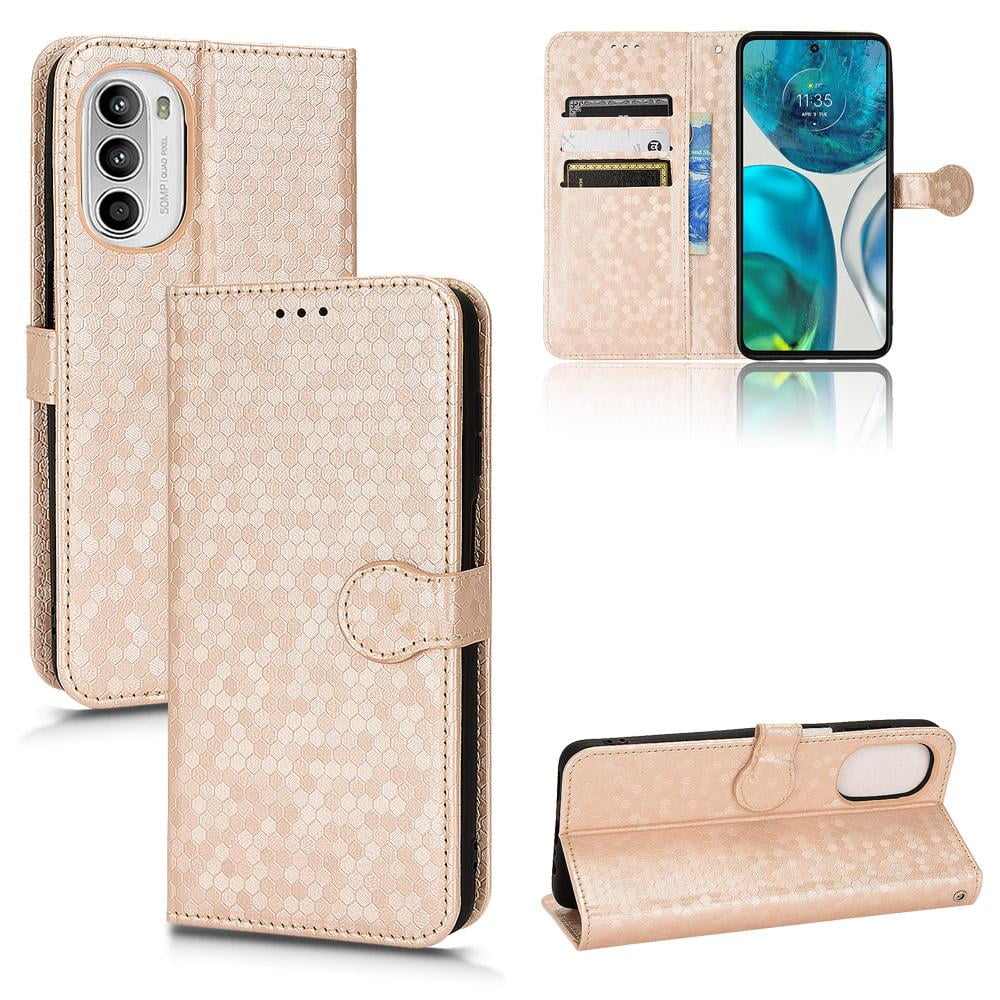 Case For Motorola MOTO G52 4G Geometric Pattern Magnetic Clasp Leather ...