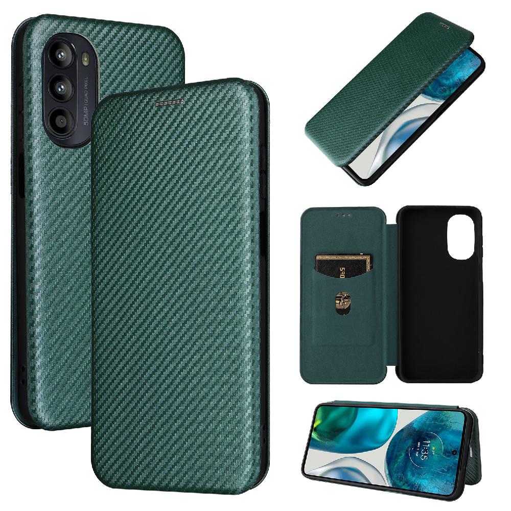 Case For Motorola MOTO G52/G82 Leather Folio Flip Case Card Insertion