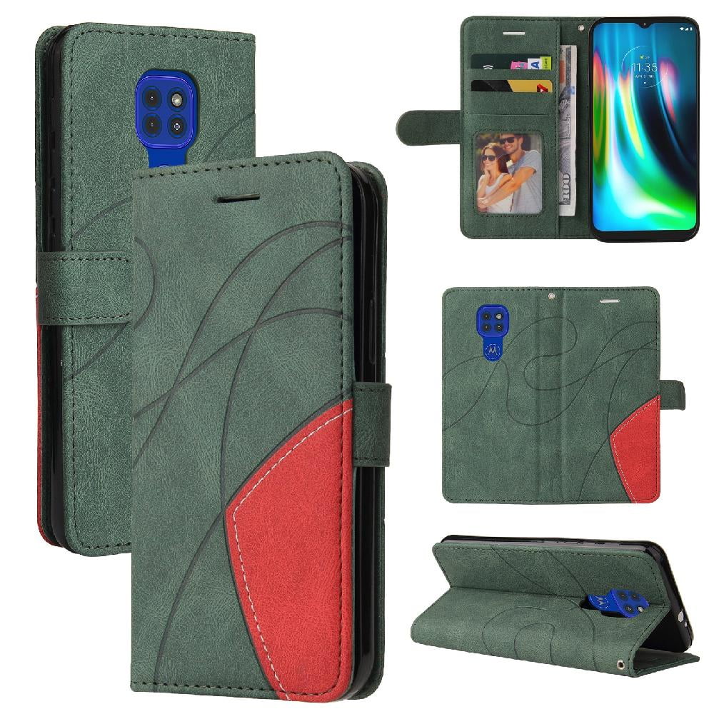 Case For Motorola Moto G9 Play Kickstand Protective With Card Slot 