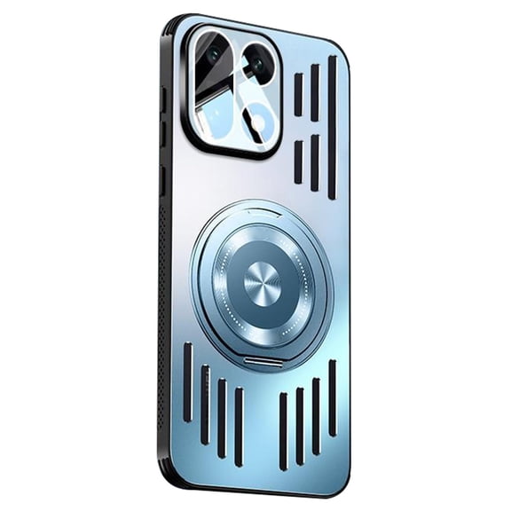 Case For OnePlus 15, Magnetic Cover With Heat Dissipation Anti-Fall Wireless Charging Kickstand Shell
