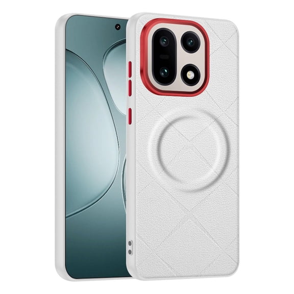 Case For OnePlus 15, PU Leather Cover With Camera Protective Anti-Fingerprint Shell