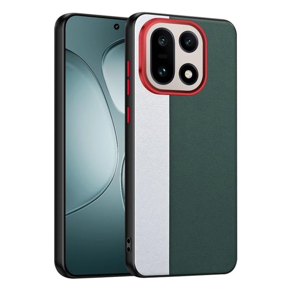 Case For OnePlus 15, PU Leather Cover With Scratch-Resistant Camera Protective Shell