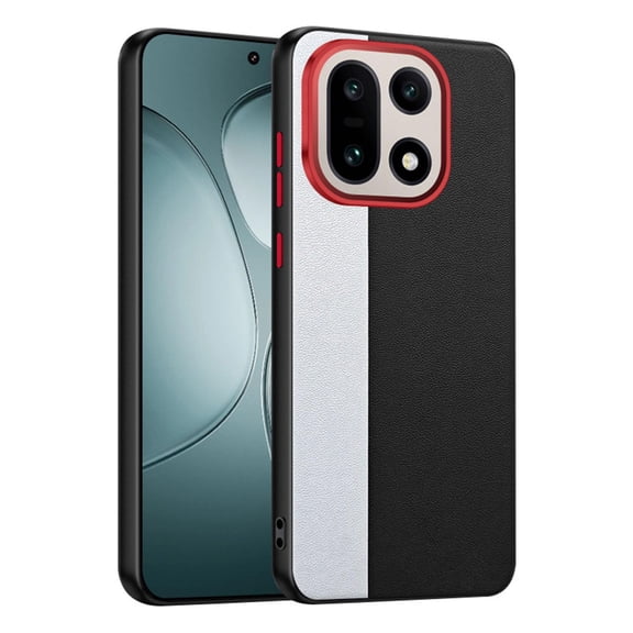 Case For OnePlus 15, PU Leather Cover With Scratch-Resistant Camera Protective Shell