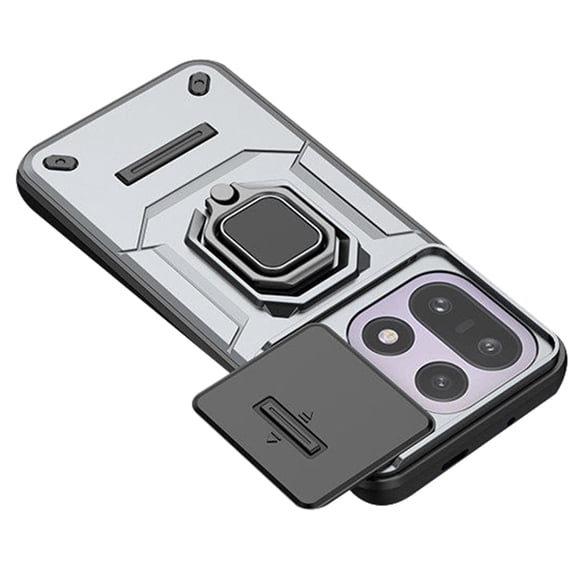 Case For OnePlus 15, Super Slim Cover With Slide Camera Cover Support Car Magnetic Shell