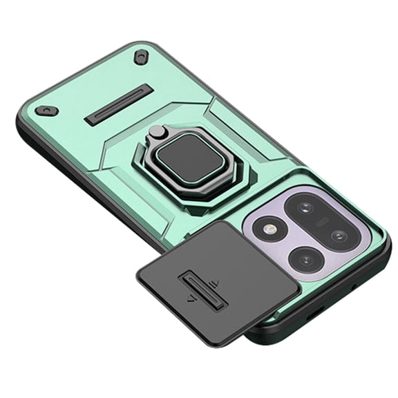 Case For OnePlus 15, Super Slim Cover With Slide Camera Cover Support Car Magnetic Shell