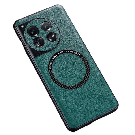 Case For Oneplus 12, Fashionable And Durable Leather Slim Wireless Charging Compatible Phone Case, Non-Slip Anti-Scratch Protective Cover