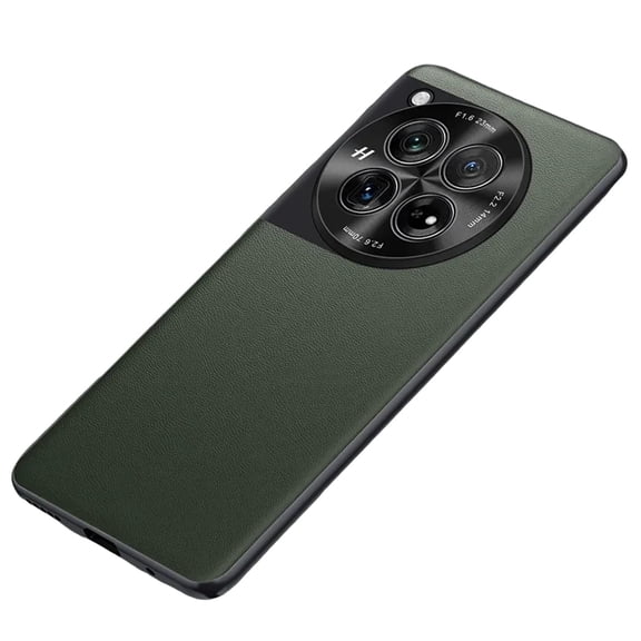 Case For Oneplus 12, Premium Leather Slim Phone Case With Full Camera Protection, Shockproof Protective Cover