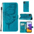 thumbnail image 1 of Case for Samsung Galaxy A22 5G Magnetic Flip Cover Embossing Butterfly Premium Leather, 1 of 5