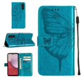 thumbnail image 1 of Case For Samsung Galaxy A25 5G Embossing Butterfly Flip Cover Premium Leather Magnetic, 1 of 5