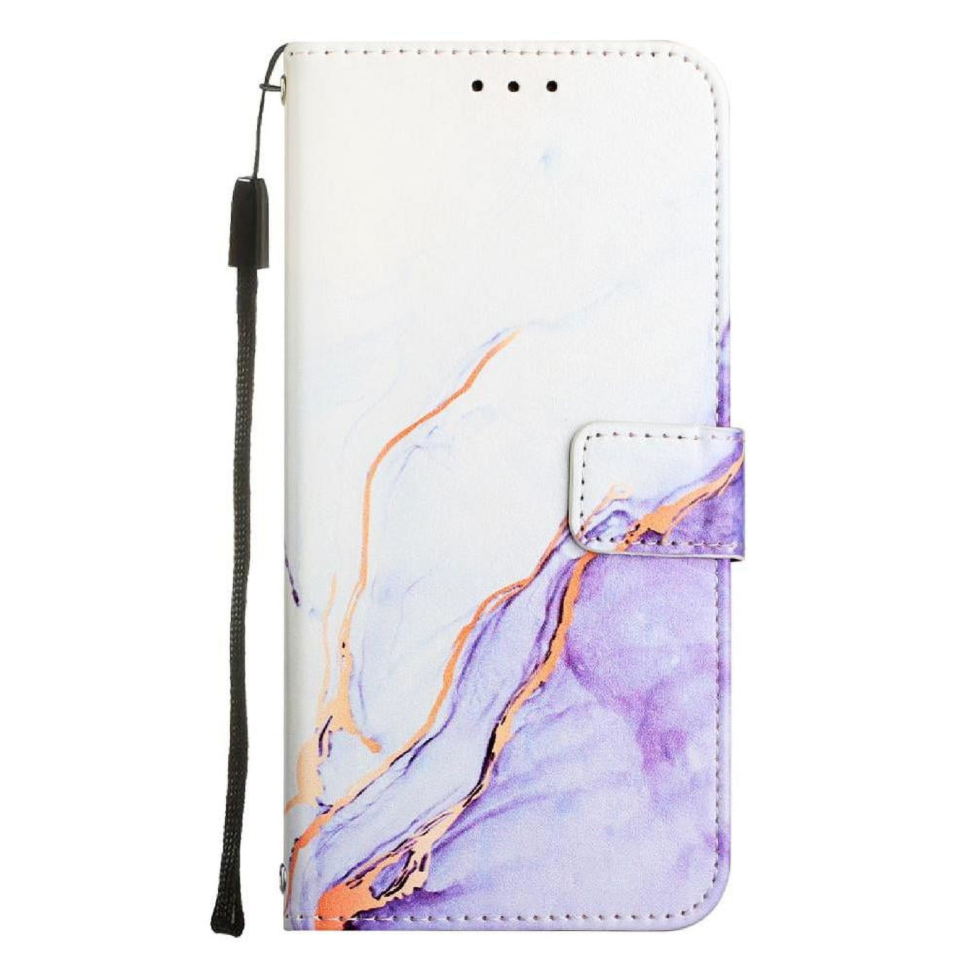 Case For Samsung Galaxy A30S PU Leather Kickstand Marble Pattern Wallet ...