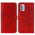 thumbnail image 1 of Case for Samsung Galaxy A32 5G Flip Cover Premium Leather Embossing Butterfly Magnetic, 1 of 5