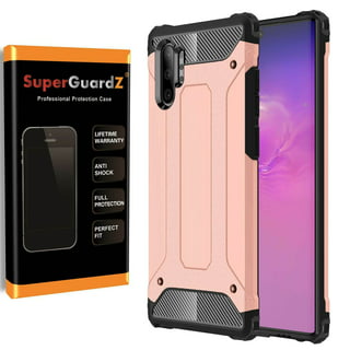 Samsung Galaxy Note 10+ 5G 10 10 Plus Case, Tekcoo Full Body Sturdy  [Tempered Glass Screen Protector] Grip Plastic TPU Slim Transparent Clear  Phone Protective Hard Cases Cover 
