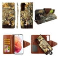 thumbnail image 1 of Case For Samsung Galaxy S21 6.2 2021 Detachable Magnetic Wallet Pu Leather Cover Flap Closure Snap-on Book Style Cases Cash Pocket with Card Slots Holder Wrist Strap 2 in 1 Folio Camo Deer, 1 of 3