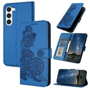 Case for Samsung Galaxy S24 Flip Folio Book Kickstand Protective With Card Slot Stand PU Leather Magnetic Closure