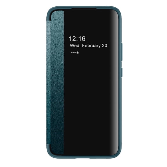 Case For Samsung Galaxy S24/S24 Plus/S24 Ultra, Luxury Clear View Window Leather Case, Flip Folio Shockproof Protective Cover