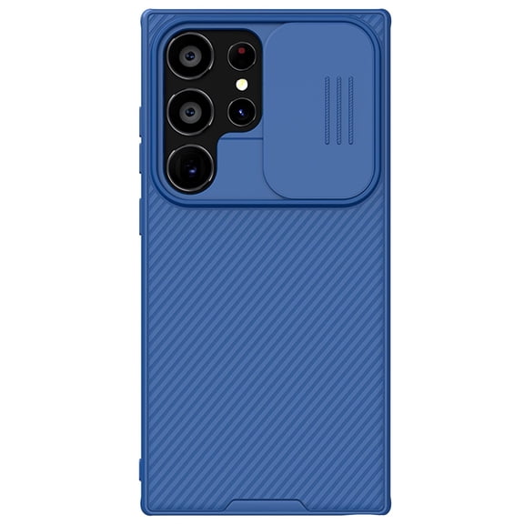 Case For Samsung Galaxy S24 Ultra, Hard Back Shockproof Protective Phone Cover With Slide Camera Cover, Slim Stylish Business Case