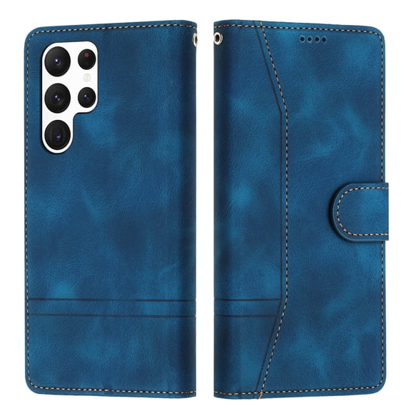 Case For Samsung Galaxy S25/S25 Ultra/S25 Plus, Wallet Case Card Slot Flip Shell Magnetic Stand Phone Cover