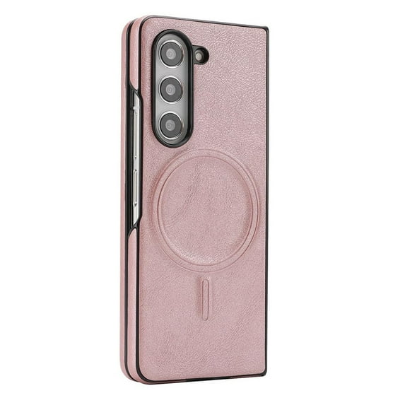 Case For Samsung Galaxy Z Fold 7, Super Slim PU Leather Shell With Anti-Fingerprint Wireless Charging Case