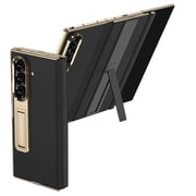 Case For Samsung Galaxy Z Trifold, Genuine Leather Cover With Scratch-Resistant Screen Protector Holder Shell