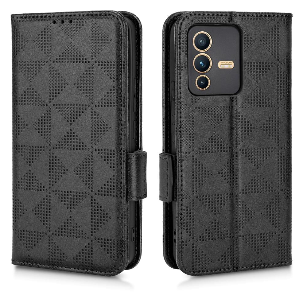 Case For VIVO V23 Pro Viewing Stand PU Leather Wallet Flip Cover 3 Card