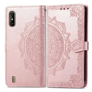 Case for WIKO Y81 Exquisite Pattern Leather Case Shockproof Flip Cover Simple Business