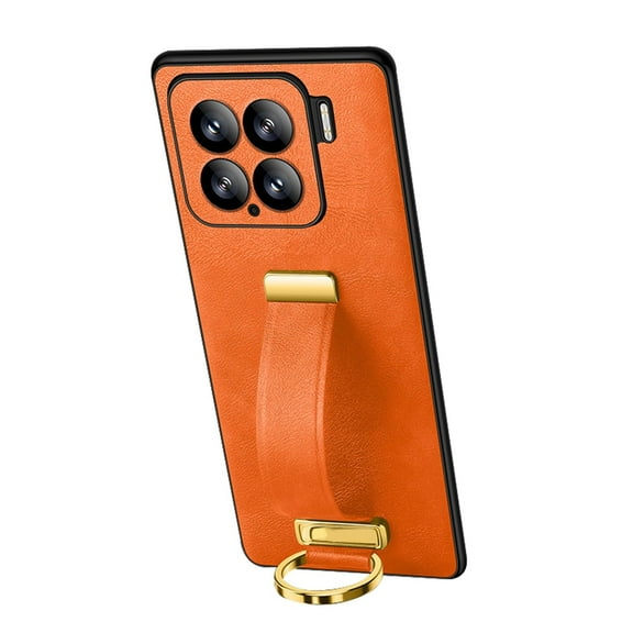 Case For XiaoMi 15/15Pro, Stand Leather Phone Case Soft Slim Shockproof Cover Anti-fingerprint Wrist Strap Shell