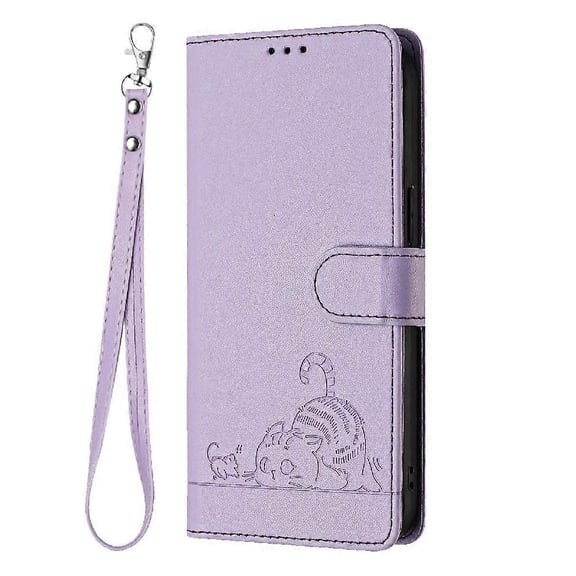 Case For Xiaomi 10T Lite 5G Cat RFID Card Slot Holder Kickstand Wallet Flip Cover