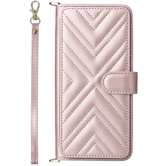 Case For Xiaomi 15 Ultra, PU Leather Shell Detachable Strap Shockproof Protective Cover
