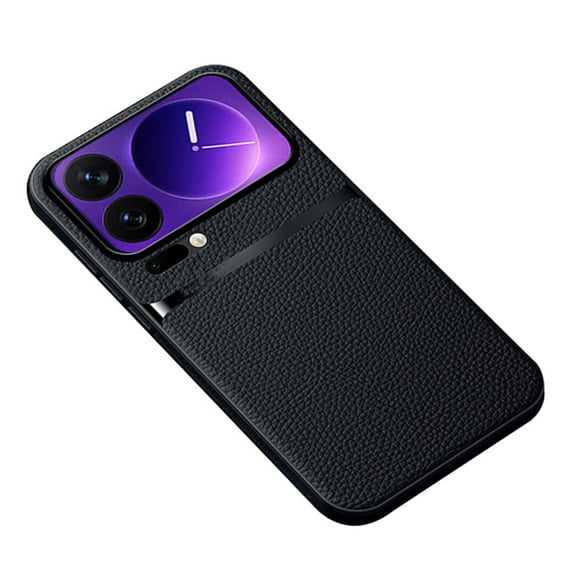 Case For Xiaomi 17 Pro Max/17 Pro/17, PU Leather Cover With Anti-Fingerprint Support Car Magnetic Shell