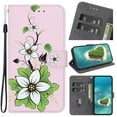 Case for Xiaomi Redmi 10 Prime Closure Wallet Butterfly Flower