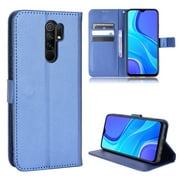 Case for Xiaomi Redmi 9 Kickstand Cover Magnetic Wallet Card Holder