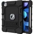 thumbnail image 1 of Case For iPad Air 5th Gen 10.9inch (2022)/iPad Air 4th (2020) Heavy Duty Shockproof Rugged Cover Built-in Pen Holder (Black), 1 of 8