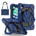 thumbnail image 1 of Case For iPad mini 6 (2021)/mini 7 (2024) Multi-functional With 360 Rotating Stand and Shoulder Strap, 1 of 8