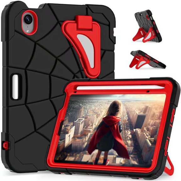 Case For iPad mini 6 (2021) / mini 7 (A17 Pro) 2024 8.3 inch Multi-Protective Cover With Stand and Pen Holder