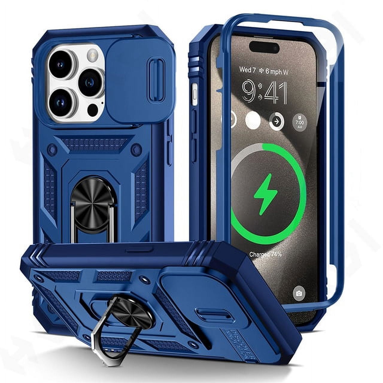 Case For iPhone 15 14 13 12 11 Pro XS Max XR 8 7 Plus Camera Slide ...