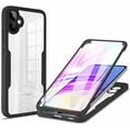 thumbnail image 1 of Case for Galaxy A05,Slim Full-Body Rugged Stylish Protective Clear Colorful Back Hybrid 3-in-1 Case with Built-in Screen Protector Phone Case for Samsung Galaxy A05 4G (Black), 1 of 10