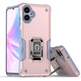 thumbnail image 1 of Case for Galaxy A06,Military Grade TPU+PC [Built-in Kickstand] Dual-Layer Flag Design Heavy Duty Drop Protection Magnetic Stand Phone Case for Samsung Galaxy A06 (Rose Gold), 1 of 10