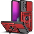 thumbnail image 1 of Case for Galaxy A31,Galaxy A31 Case,Military Grade TPU+PC Case,[Built-in Kickstand] Dual-Layer Design Heavy Duty Protection Phone Case for Samsung Galaxy A31 (Red), 1 of 10