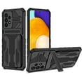 thumbnail image 1 of Case for Galaxy A42 5G,Military Grade [Built-in Kickstand] with Card Holder Dual-Layer Design Heavy Duty Shockproof Protection Phone Case for Samsung Galaxy A42 5G (Black), 1 of 18