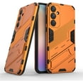 thumbnail image 1 of Case for Galaxy M15/F15 5G,Military Protection [Built-in Kickstand] Dual-Layer Heavy Duty TPU+PC Shockproof Antiskid Thermolysis Phone Case for Samsung Galaxy M15 5G/F15 5G (Orange), 1 of 12