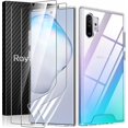 thumbnail image 1 of Case for Galaxy Note 10 Plus with 2 Pack TPU HD Full Screen Protector Soft, Phone Case Clear TPU Film Drop Shockproof Non-Slip Protective Cover for Samsung Galaxy Note 10 Plus 5G, 1 of 14
