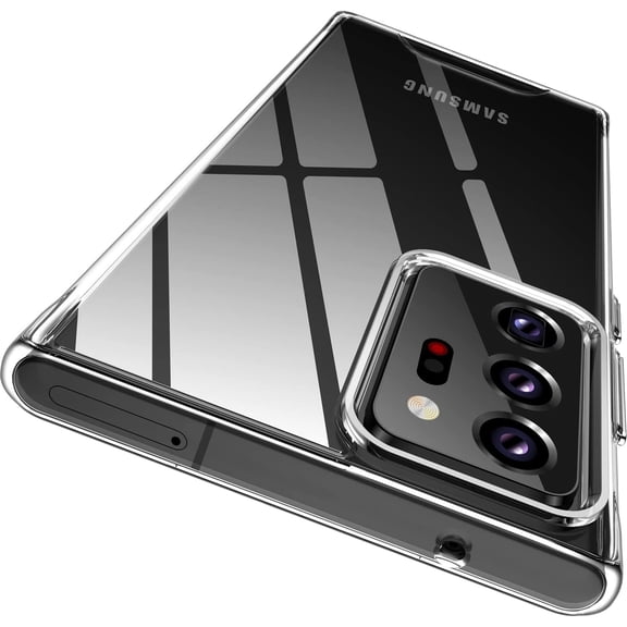 Case for Galaxy Note 20 Ultra, Crystal Clear Designed Shockproof Protection Phone Case, Transparent Hybrid Sleek Light Durable Cover for Samsung Galaxy Note 20 Ultra 5G