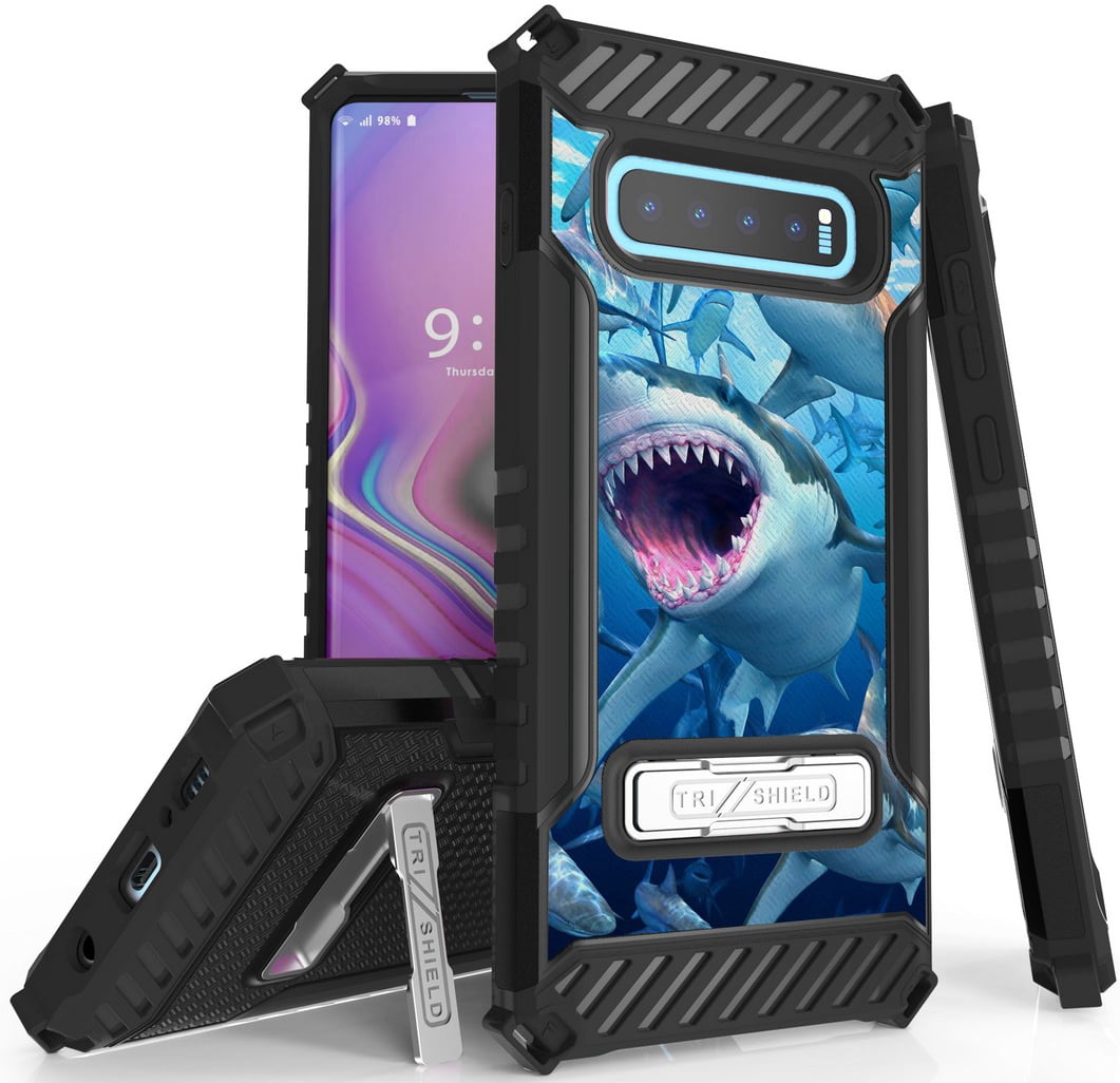 Case for Galaxy S10 Plus, Tri-Shield [FIERCE CREATURE SERIES