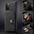 thumbnail image 1 of Case for Galaxy S20 Plus, Wallet Case w/Magnetic Credit Card Holder [Kickstand Feature][4 Card Slot] Detachable Cover fit Magnetic Car Mount, Case Compatible w/Samsung Galaxy S20 Plus- Black, 1 of 9